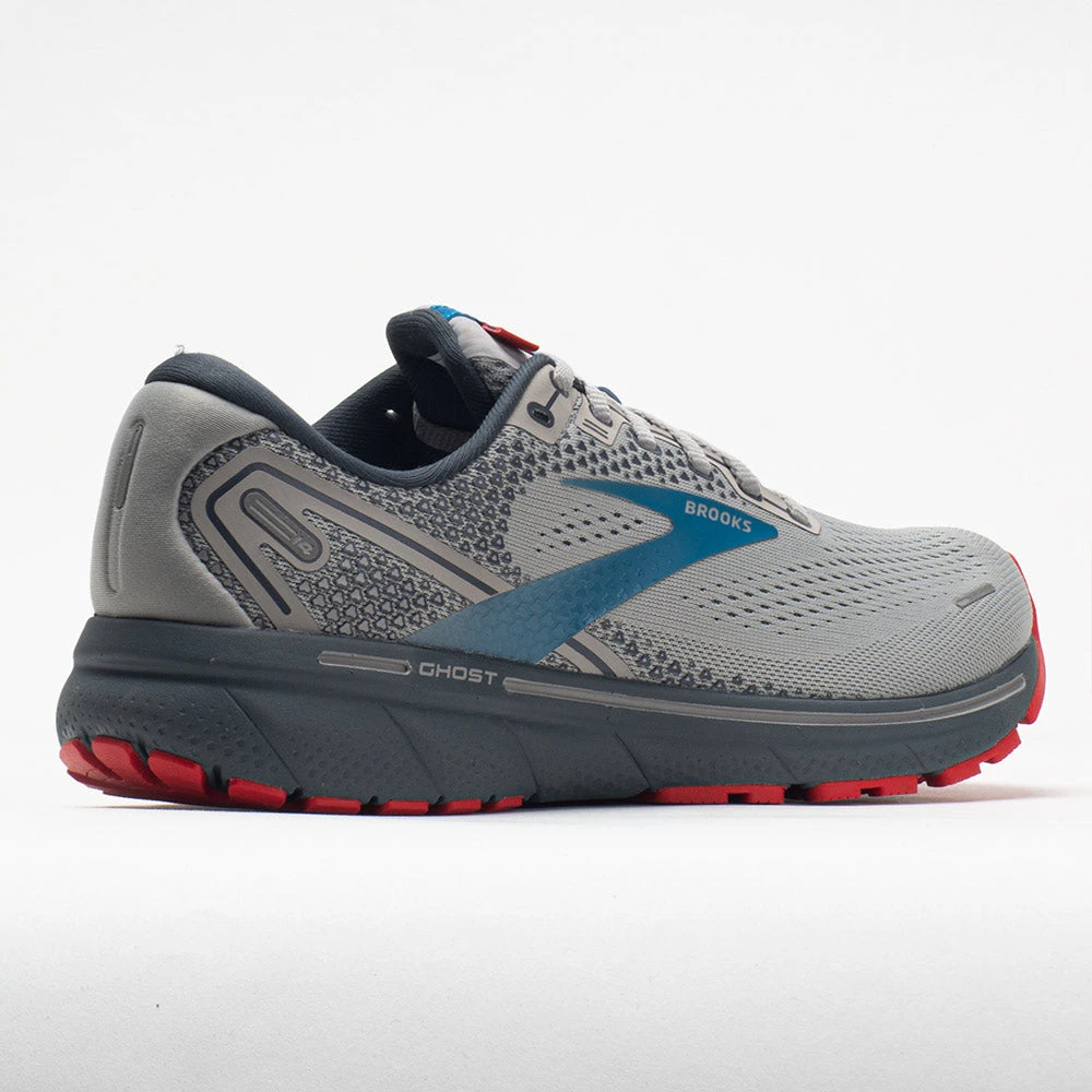 Brooks Ghost 14 Men's Gray/Blue/Red 6 Brooks Ghost 14 Men's Gray/Blue/Red - Image 6