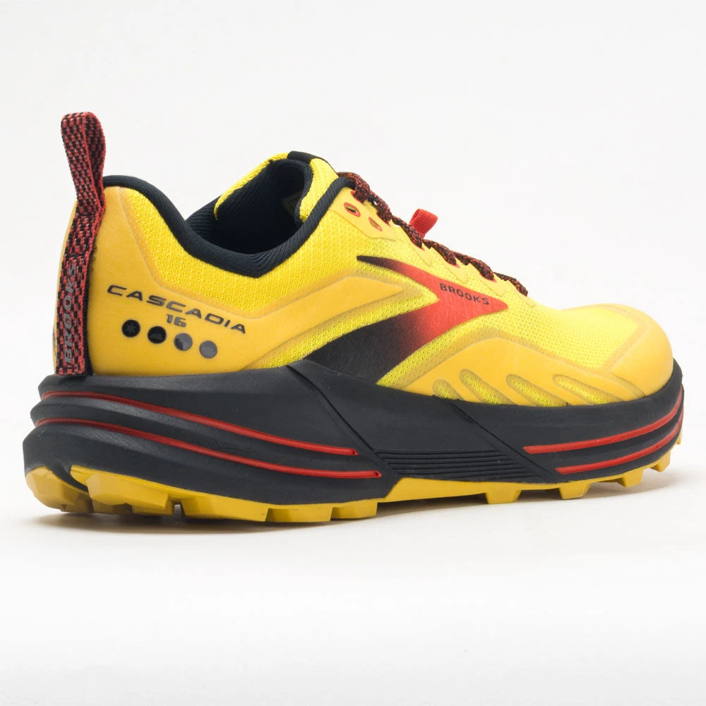 Brooks Cascadia 16 Men's Yellow/Black/Grenadine 6 Brooks Cascadia 16 Men's Yellow/Black/Grenadine - Image 6