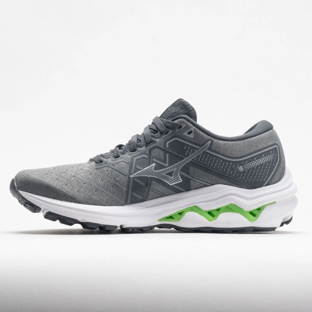 Mizuno Wave Inspire 18 Women's Ultimate Grey/Silver 2 Mizuno Wave Inspire 18 Women's Ultimate Grey/Silver - Image 2