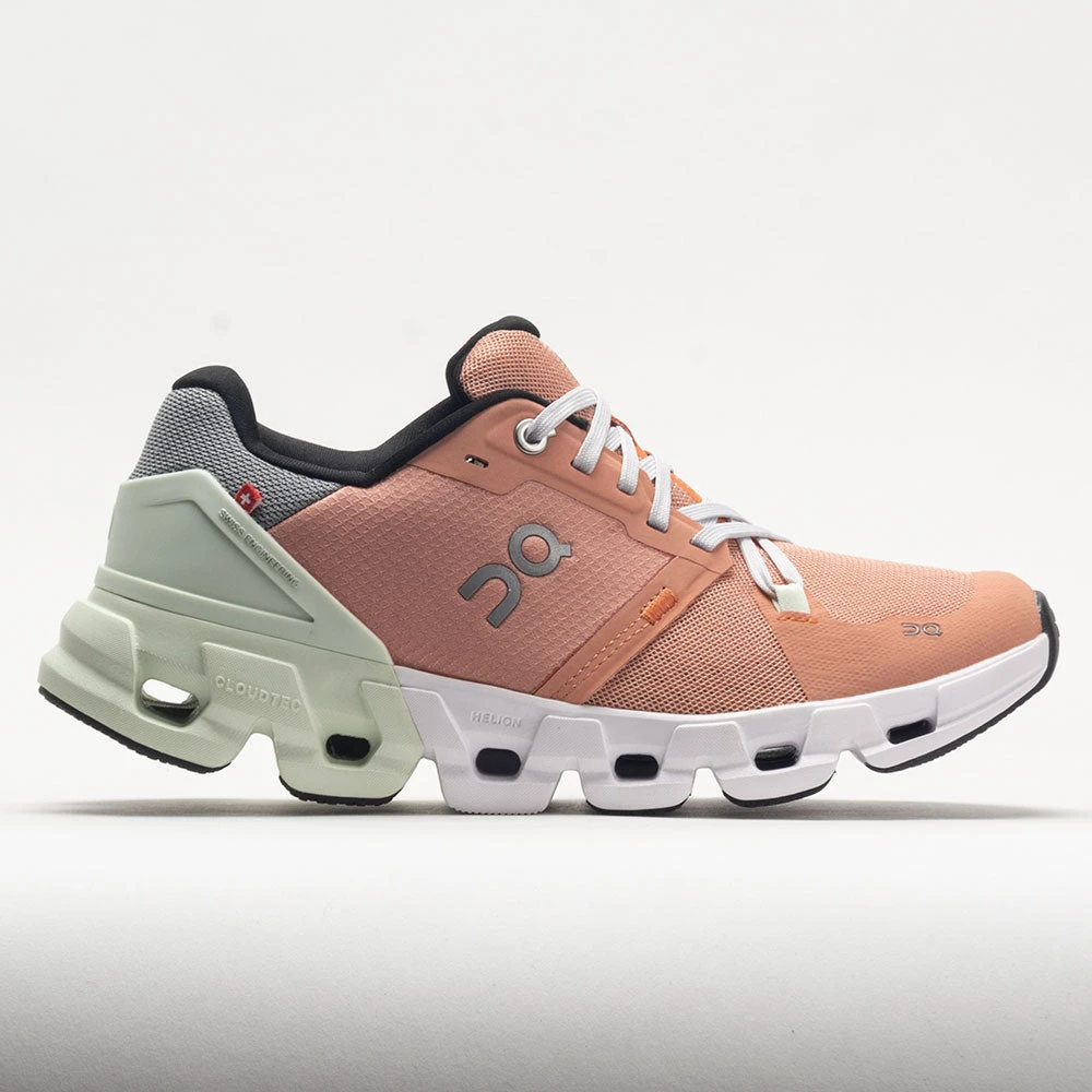 On Running On Cloudflyer 4 Women's Peach/Aloe 1 On Running On Cloudflyer 4 Women's Peach/Aloe