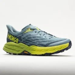 HOKA Speedgoat 5 Men's Stone Blue/Dark Citron 10 HOKA Speedgoat 5 Men's Stone Blue/Dark Citron -Best Sneaker Shop 049271 5