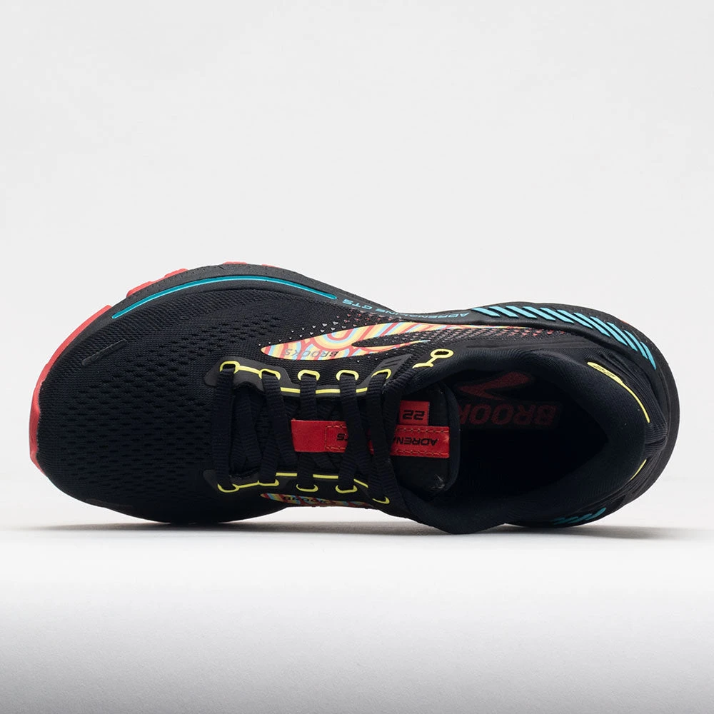 Brooks Adrenaline GTS 22 Women's Disco Black/Blue/Bittersweet 3 Brooks Adrenaline GTS 22 Women's Disco Black/Blue/Bittersweet - Image 3