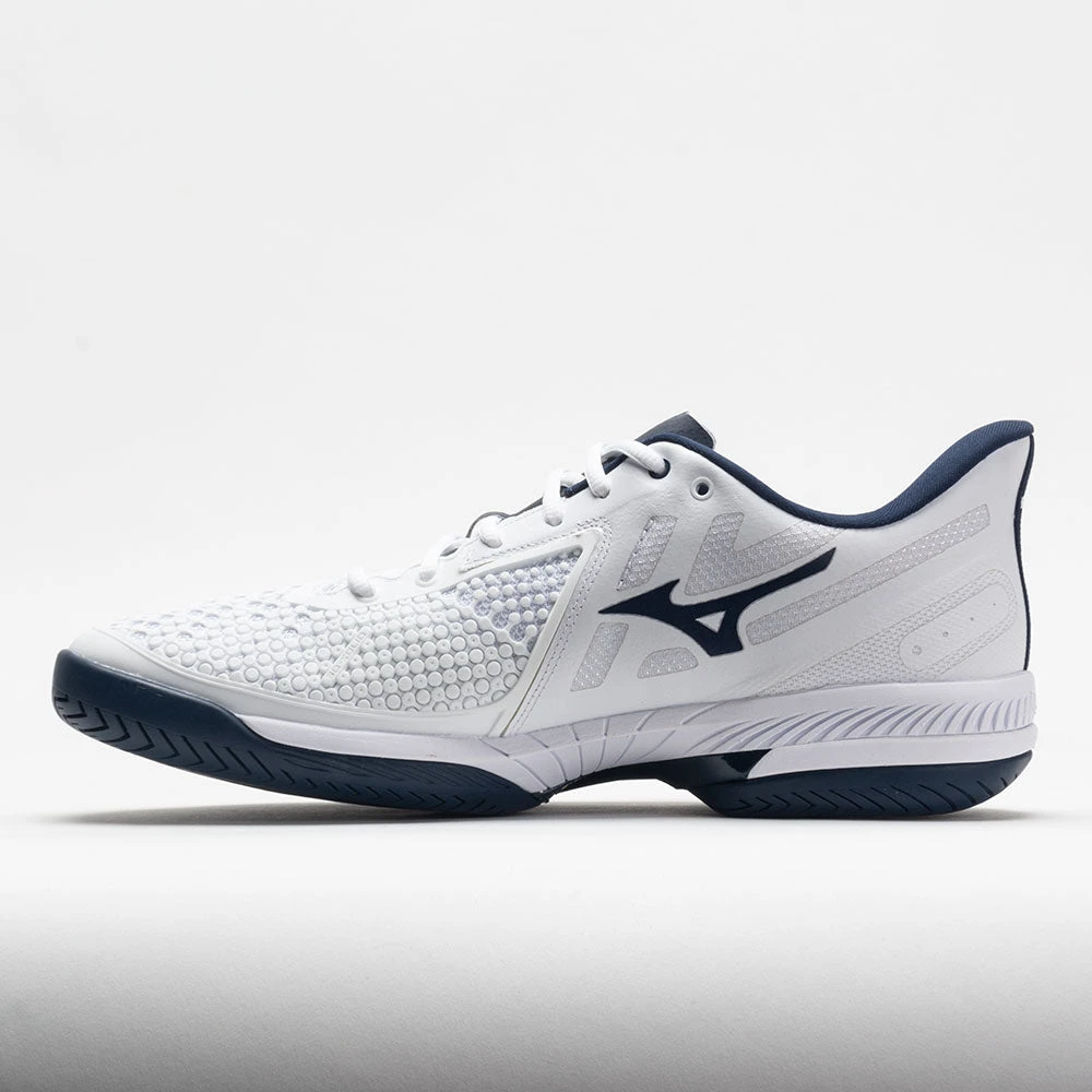 Mizuno Wave Exceed Tour 5 AC Men's White/Dress Blue 2 Mizuno Wave Exceed Tour 5 AC Men's White/Dress Blue - Image 2