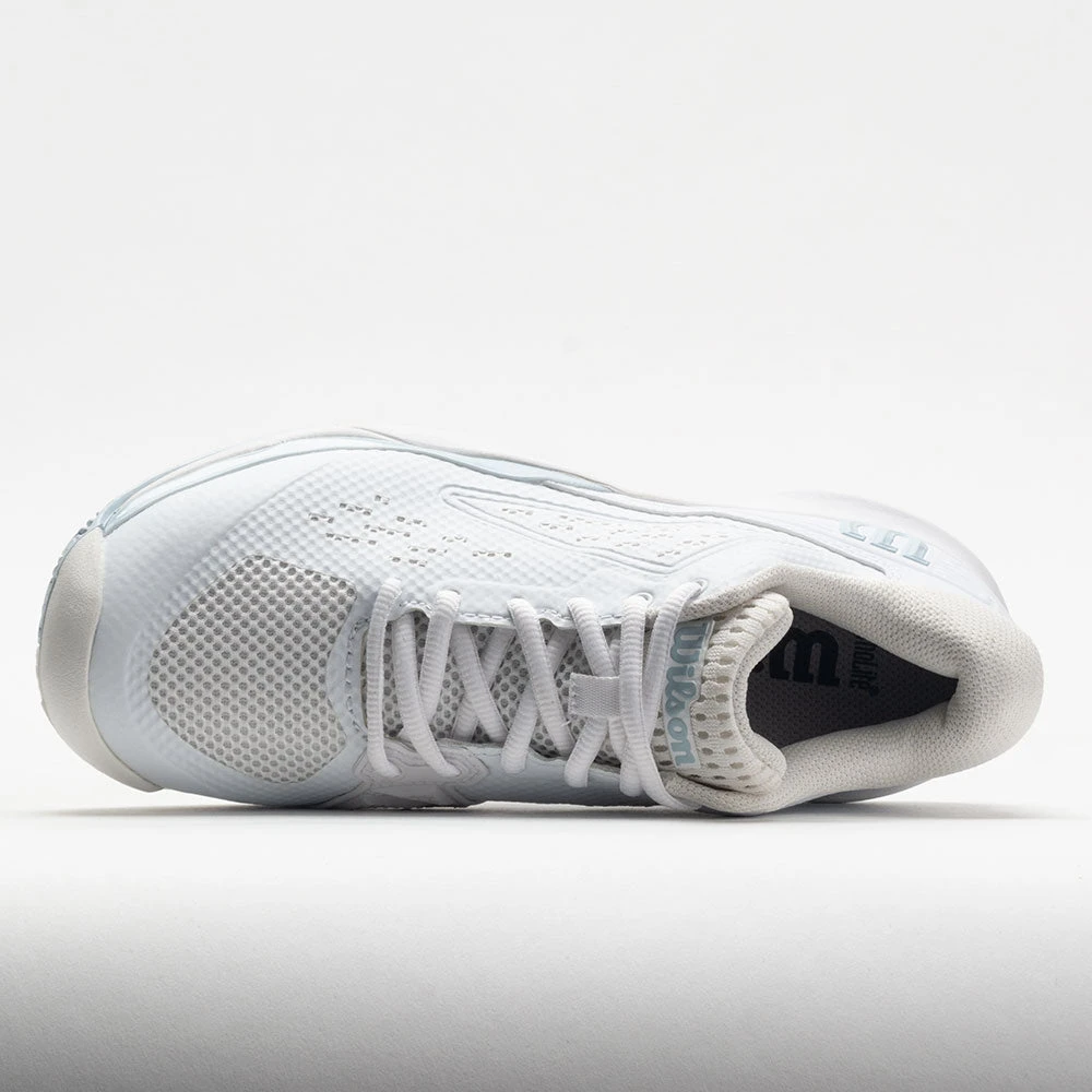 Wilson Rush Pro Ace Women's White/White/Baby Blue 3 Wilson Rush Pro Ace Women's White/White/Baby Blue - Image 3