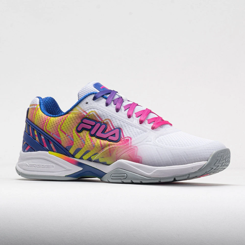 Fila Volley Zone PBF Women's White/Knockout Pink/Mazarine Blue 5 Fila Volley Zone PBF Women's White/Knockout Pink/Mazarine Blue - Image 5